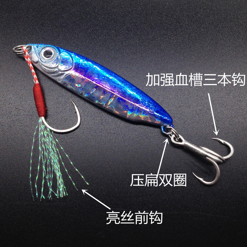 Metal Jigging Spoon Fishing Lures Spinner Baits Fresh Water Bass Swimbait Tackle Gear