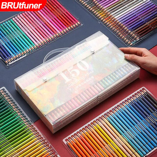 This model has 120 colors of oily colored pencils, 160 colors of colored pencils, and 72 colors of oily colored pencils for cross-border supply.