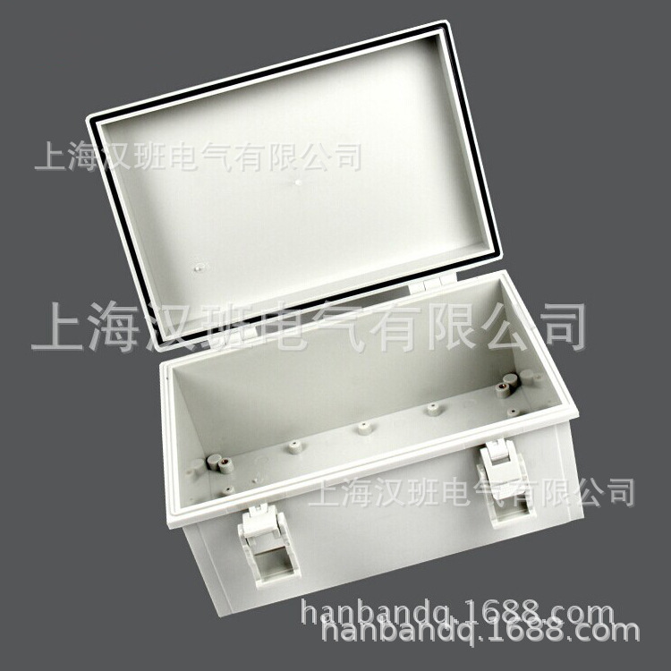 室外防水箱350*460*180mm 工程塑料盒 电气密封接线箱塑料外壳
