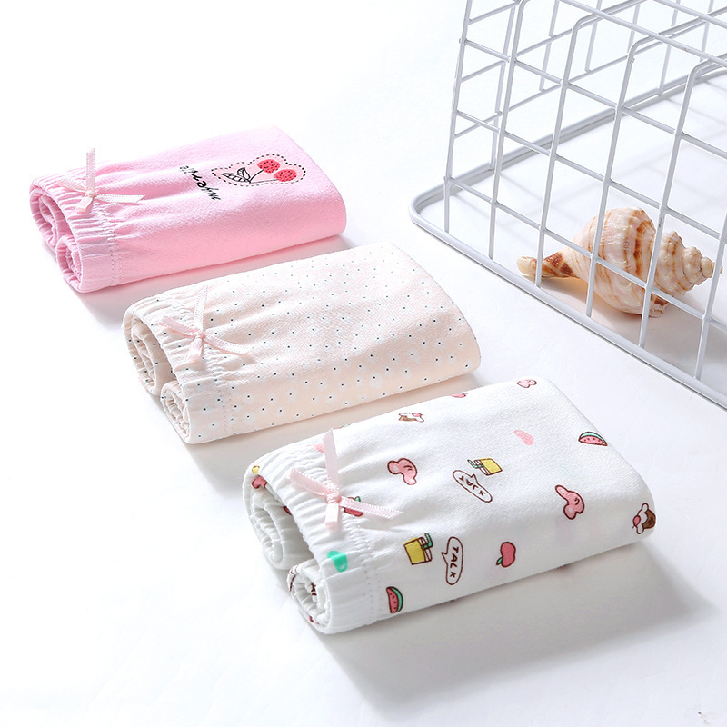 儿童内裤纯棉女童平角裤女孩内裤女宝宝中小童四角裤A类一件代发