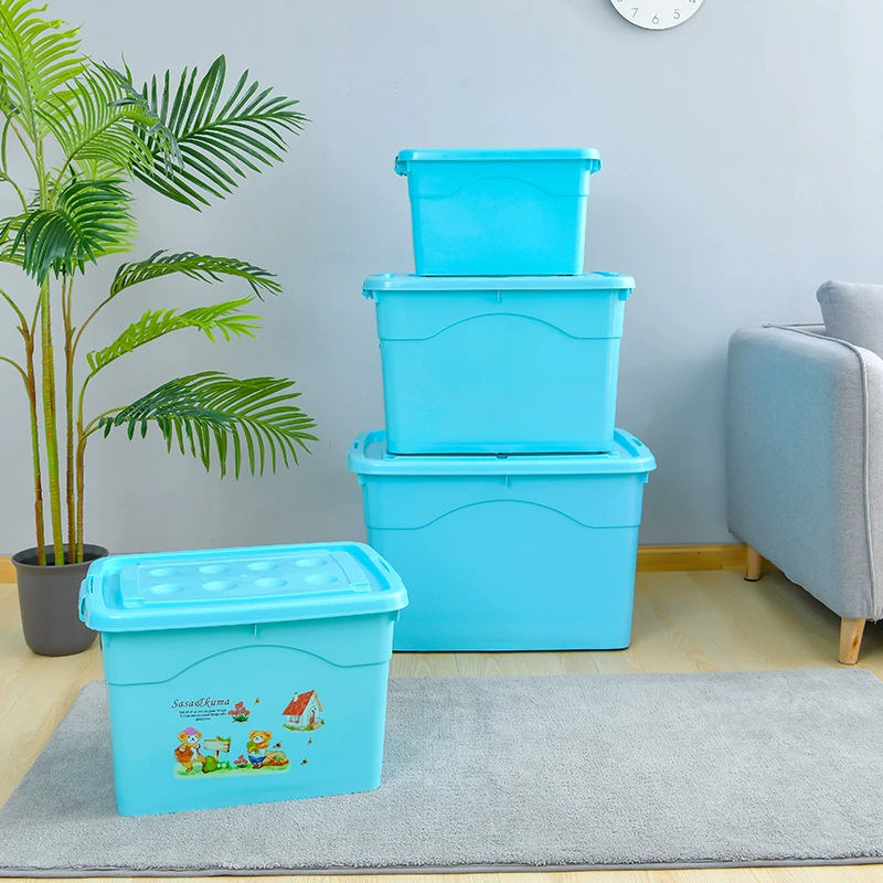 Пластиковый ящик для хранения бытовой игрушечной одежды Нижнее белье Подарочный ящик для хранения нижняя часть кровати ящик для хранения всякой всячины пластиковая коробка