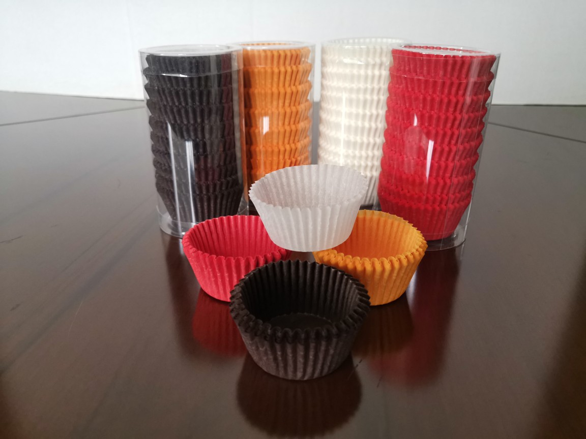 烘焙用具糯米糍纸托批发多色可选圆形优质防油纸托筒装雪媚娘纸托