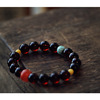 Organic bracelet, turquoise red fashionable natural ore suitable for men and women, city style