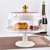 Trust baking cake rack cake plate Wedding birthday dessert plate tall cake snapper cake glass lid