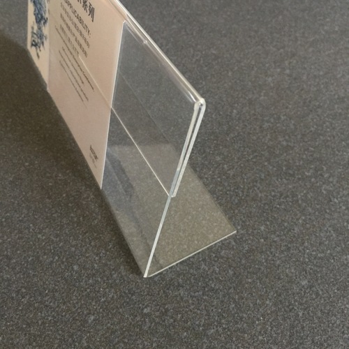 Manufacturer L-shaped table sign acrylic table card office display card table card menu price card payment stand A4