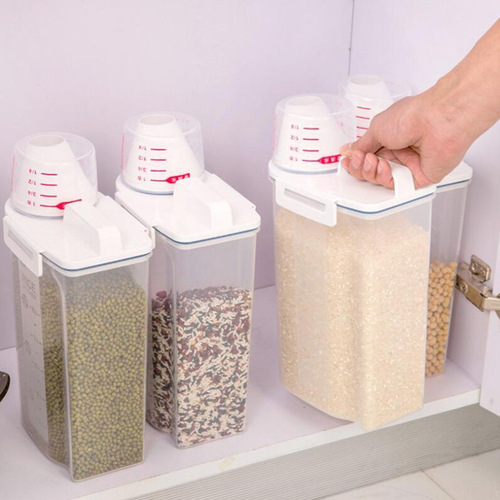 Japanese rice bucket kitchen dry food storage storage tank household moisture-proof and moth-proof grain storage sealed box