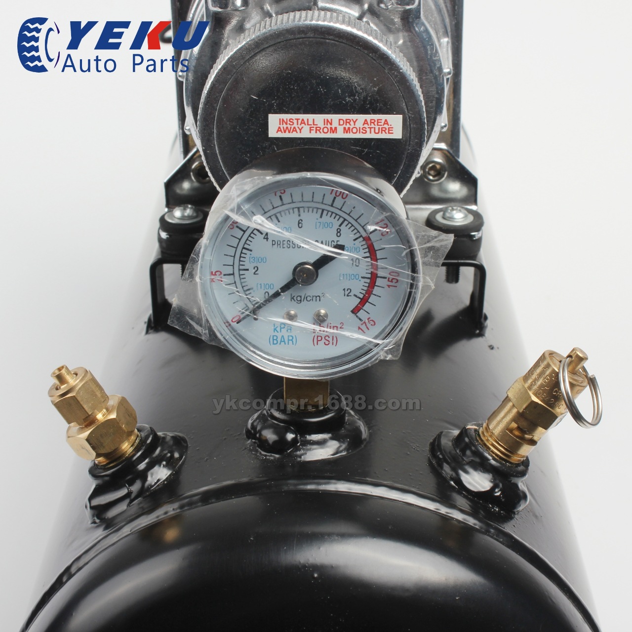 480C车载充气泵带2.5gal储气罐改装气泵