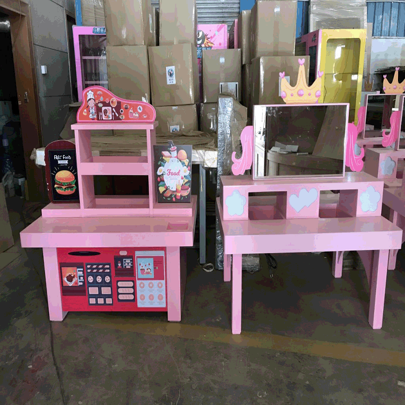 来样品定做化妆品展示柜白色烤漆柜台时尚大气出口展柜