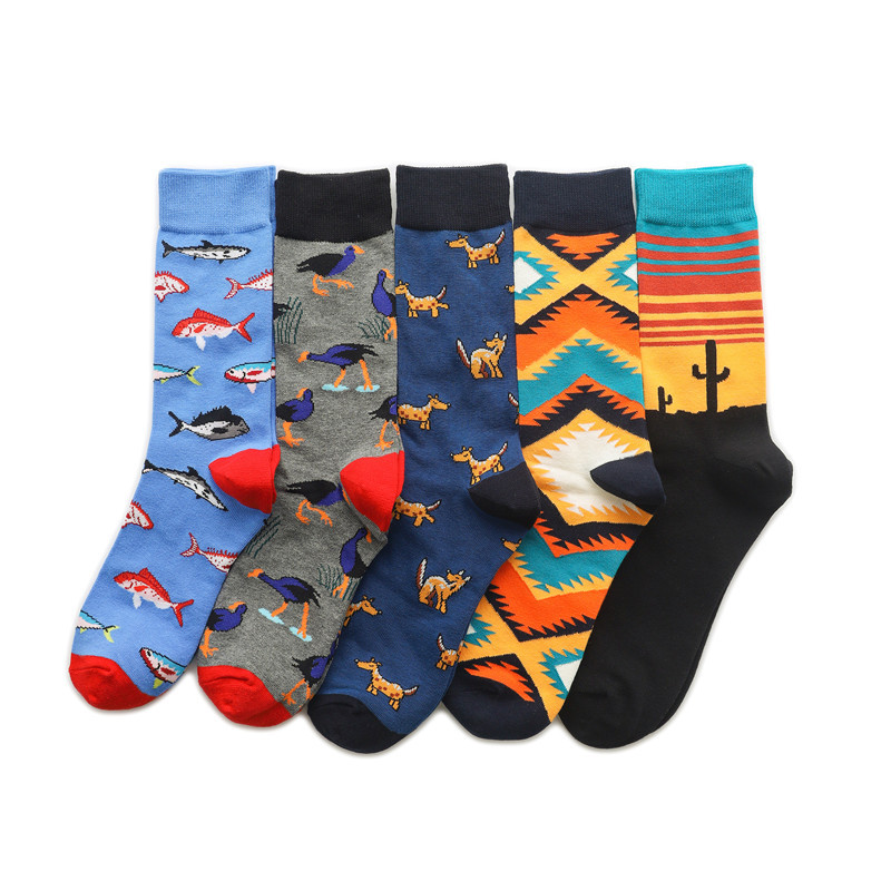 65g Weight Socks Classification Socks Lingerie Type Cotton (more than 50%) Fabric Type A Pair Quantity Casual, Daily Occasion Animal, Color Block Pattern All Seasons Season Unisex Gender Cute Style A Pair Cute Unisex Animal Color Block Cotton (more Than 50%) Crew Socks 无