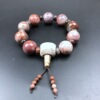 Rosary with round beads, one bead bracelet jade