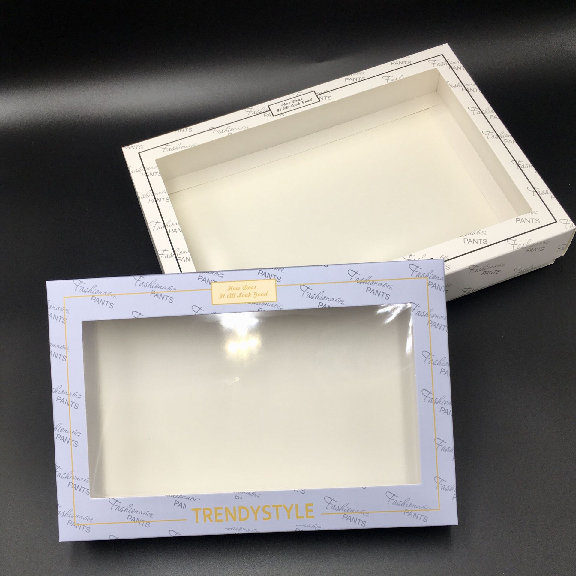 义乌现货秋冬薄款打底裤女外穿蚕丝保暖裤一体裤螺纹定 制包装盒