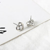 Fashionable metal zirconium heart-shaped, earrings, European style, ebay, Amazon, simple and elegant design