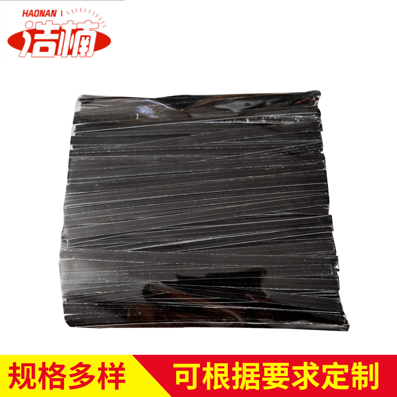 黑色牛皮纸扎丝 饼干包装袋扎丝扎丝 烘焙包装面包扎丝厂家批发