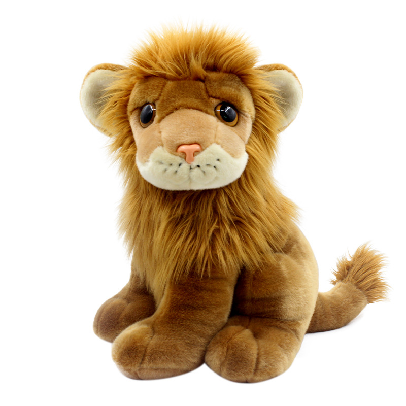 狮子毛绒玩具 可爱呆萌玩偶 精品礼物 动物狮子公仔大号