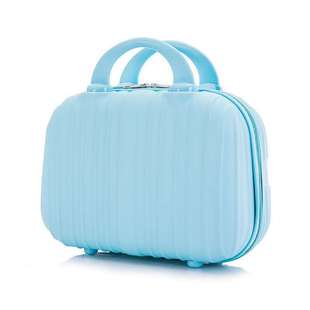Korean portable 14 inch small suitcase mini box short distance portable makeup storage box with hand gift box wholesale