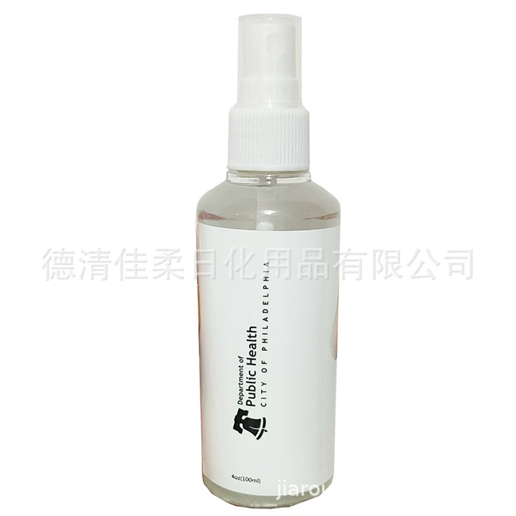 Прямые поставки с завода и экспорт: прозрачные портативные флаконы-спреи для дезинфицирующего средства для рук без смывания, 60/100 мл, из ПЭТ, для путешествий, с возможностью повторного наполнения, в наличии.