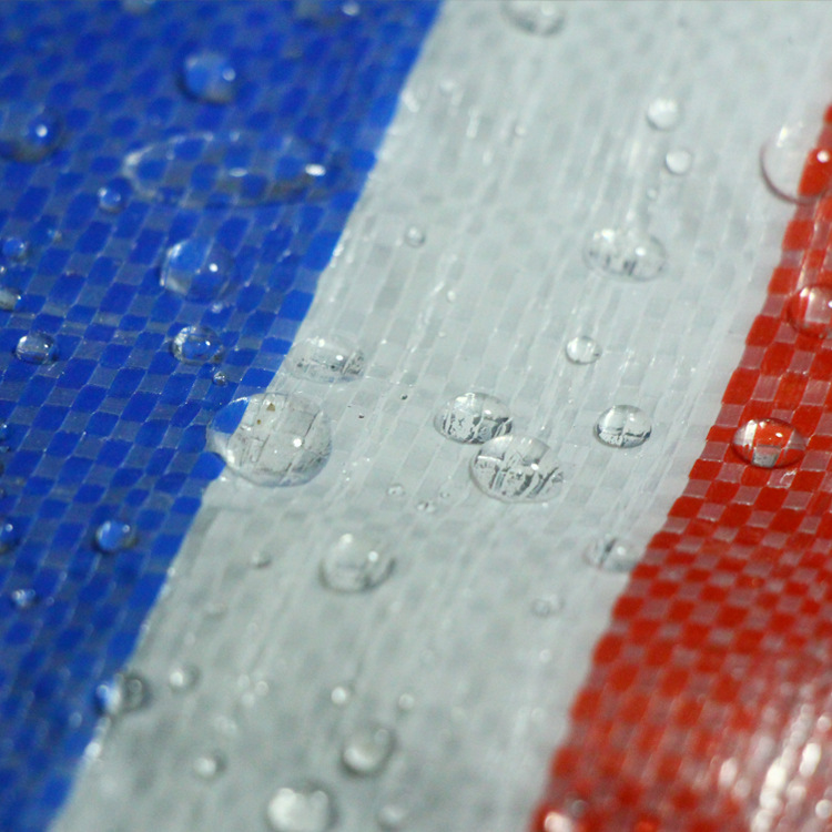 彩条布 防水 防雨 防晒 红白蓝条加厚型 遮阳 布雨蓬布 厂家直销