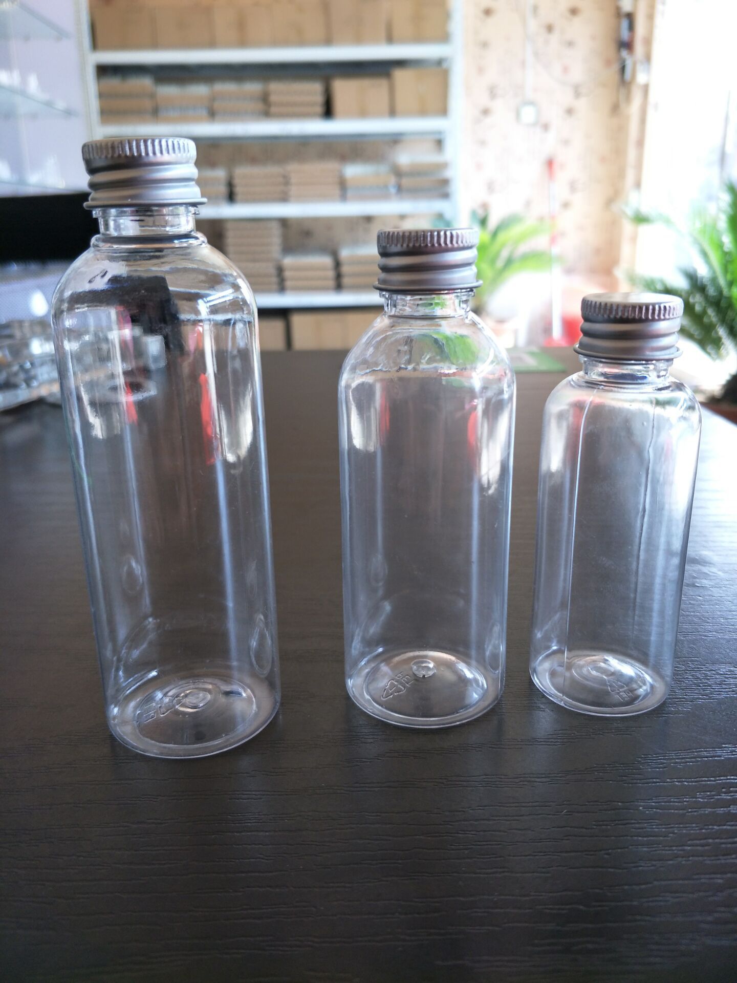 现货批发50ml80ml100ml塑料瓶pet小酒瓶旅行便携式酒水分装瓶密封