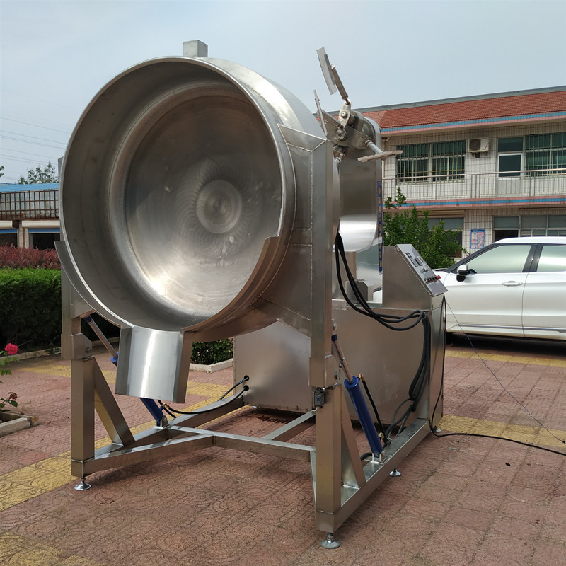 大型全自动翻炒电加热炸酱炒制机 火锅酱料熬制机器 炒香菇酱设备
