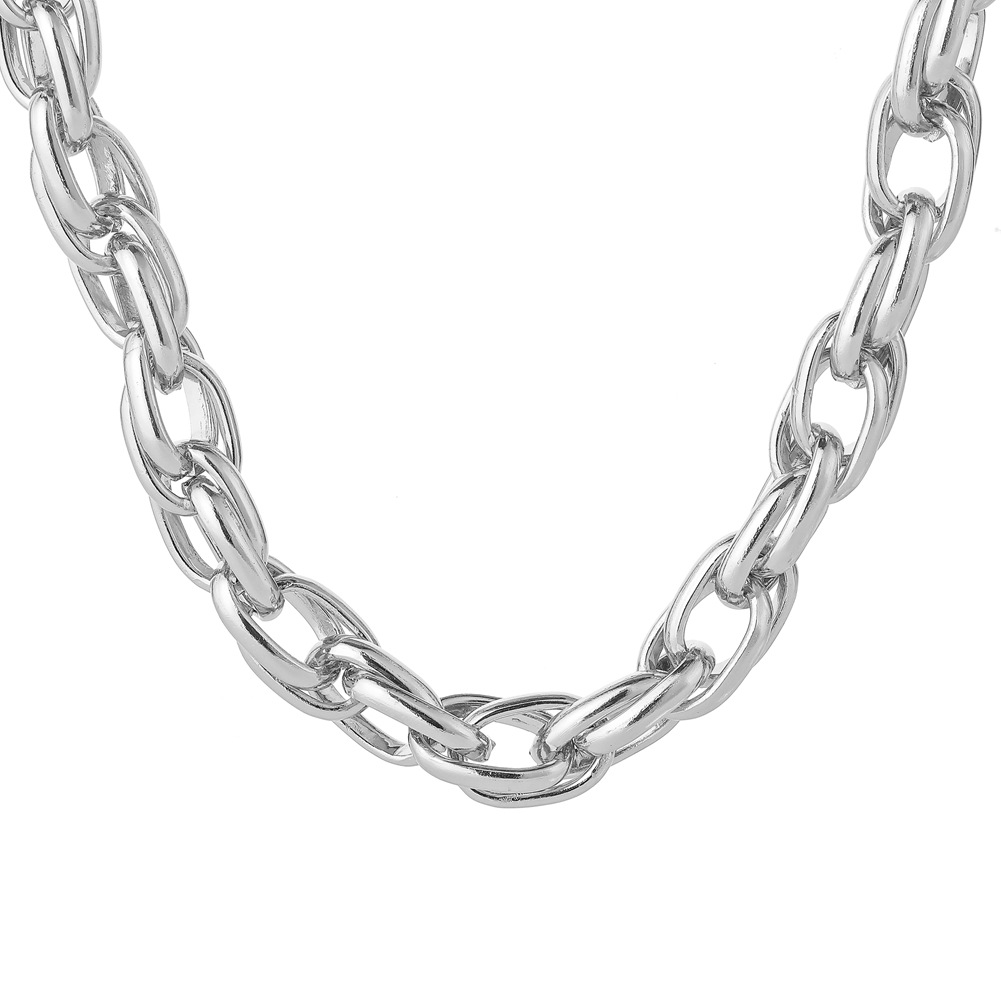 Fashion U Shape Iron Plating Unisex Necklace 1 Piece