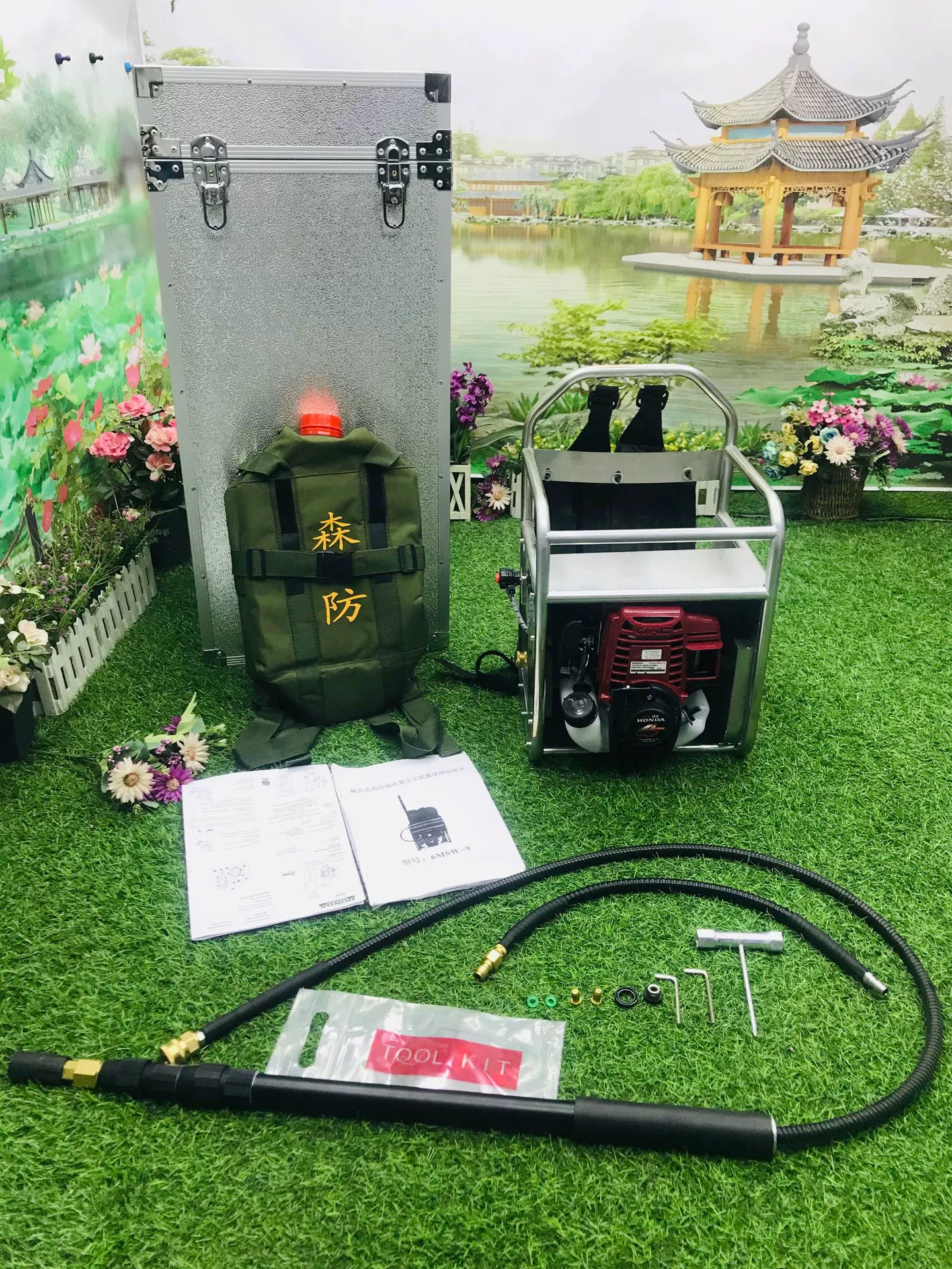 Лес пожаротушения высокого давления водяного тумана Огнетушитель лесной пожар боевое устройство ранцевого типа высокого давления водяного тумана пожаротушения мешок воды