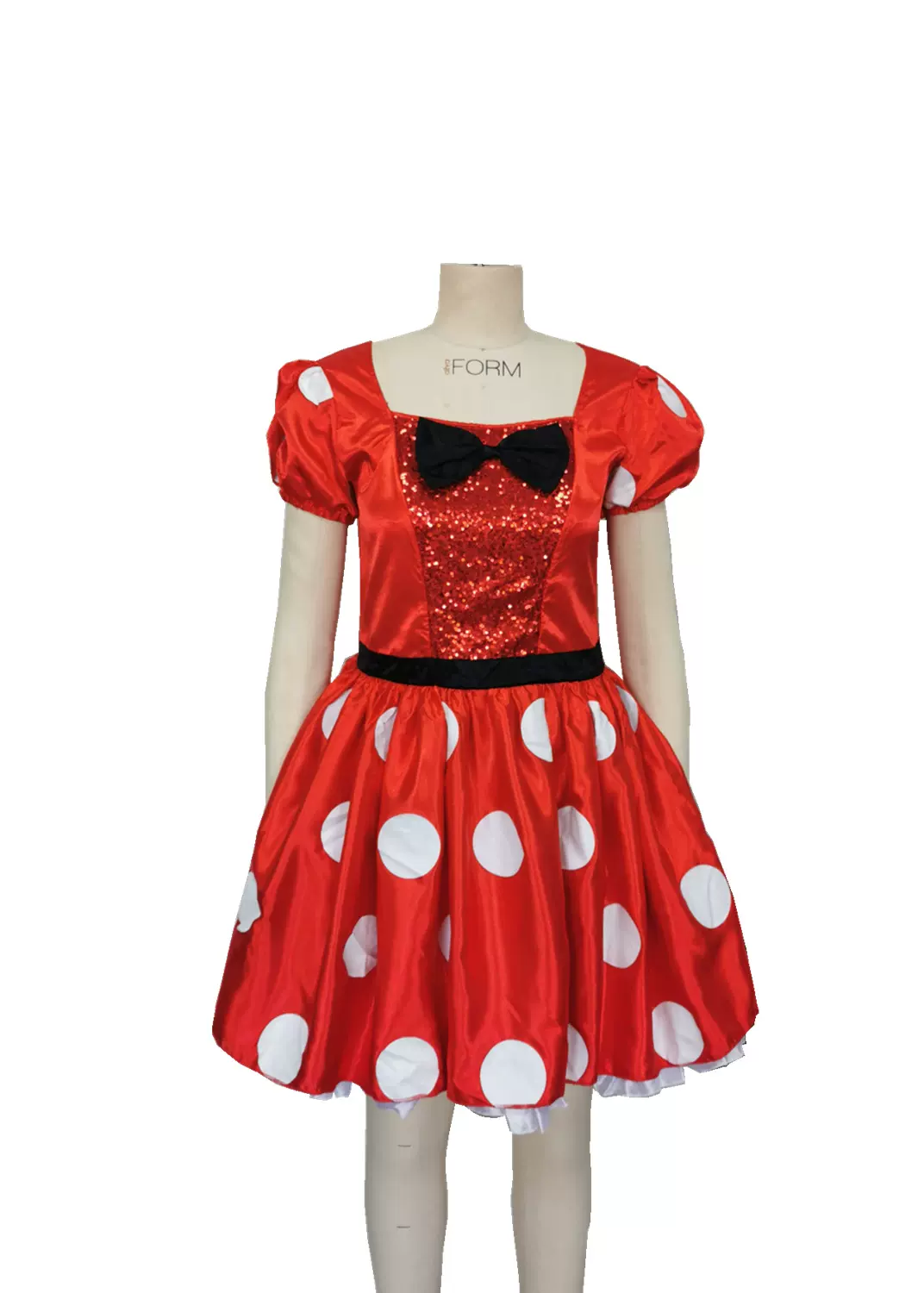 厂家直销 外贸专供 成人米妮裙万圣节COS 演出服 派队服