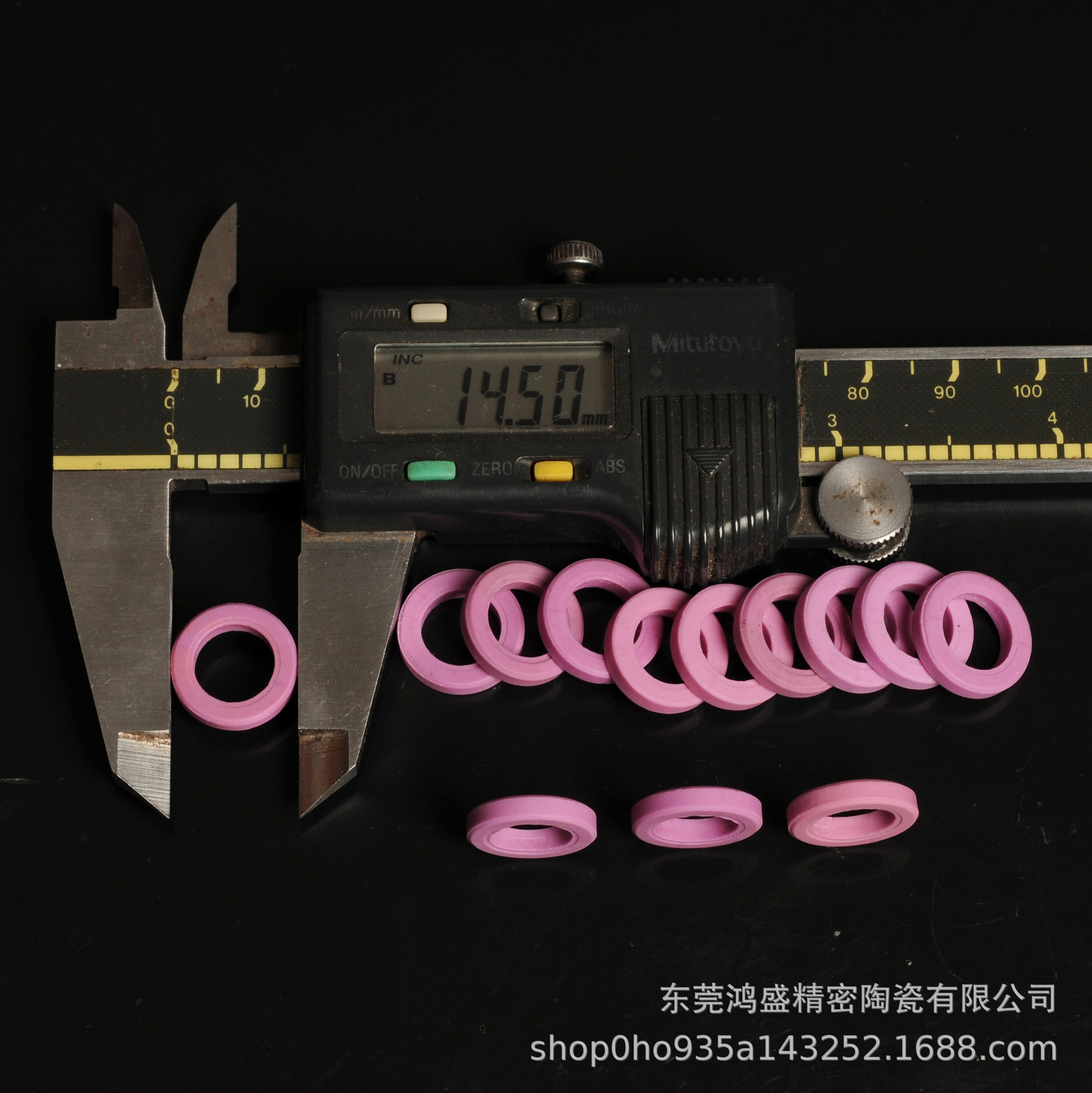 定制 耐高温 氧化铝陶瓷环 绝缘防腐 陶瓷环 白色