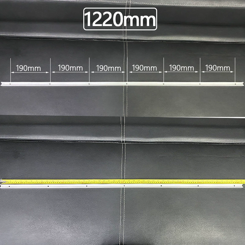T‑shaped T‑slot sliding stop rail, woodworking limited guide, 300–1220 mm