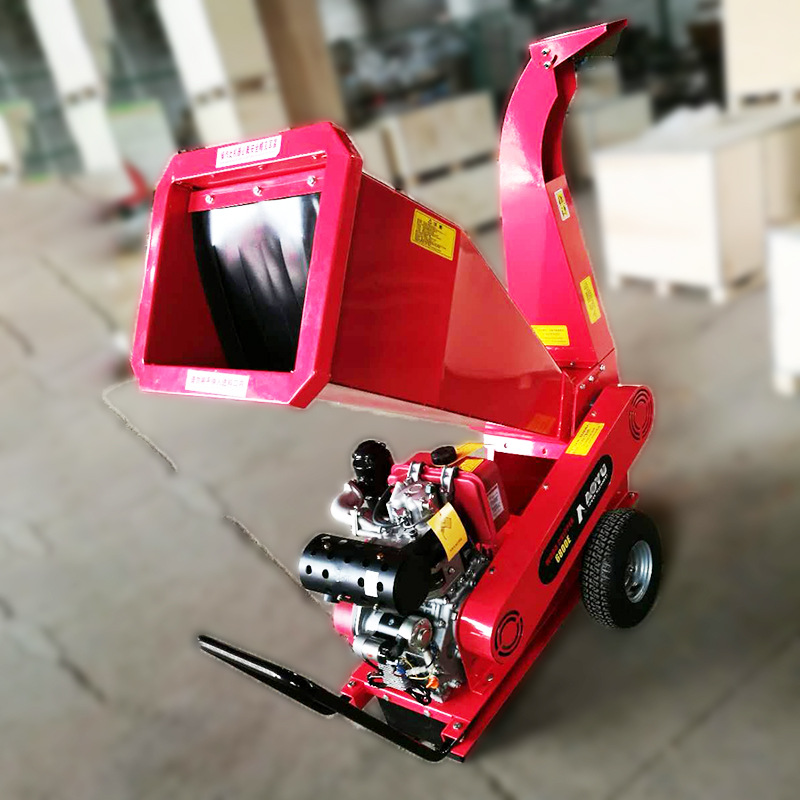 小型可移动式树枝粉碎机汽油柴油动力带动碎枝机性能稳定质量可靠