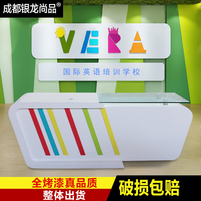 B387培訓機構學校烤漆前台接待台小主持電視台導播台演播台新品