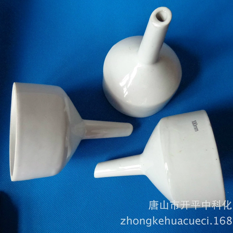 Производитель поставляет керамическую воронку, воронку Бюхнера, керамическую воронку Таншань 120 мм, добро пожаловать на заказ