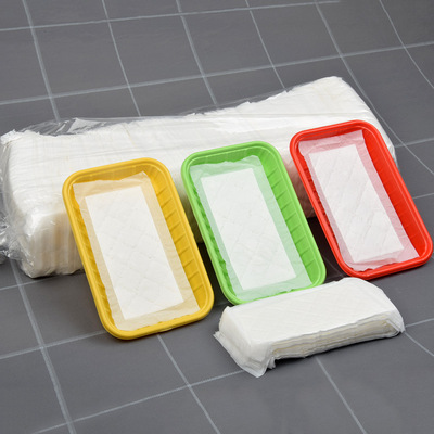 壹次性生鮮吸水棉紙超市保鮮牛豬肉三文魚吸血吸水紙水果墊