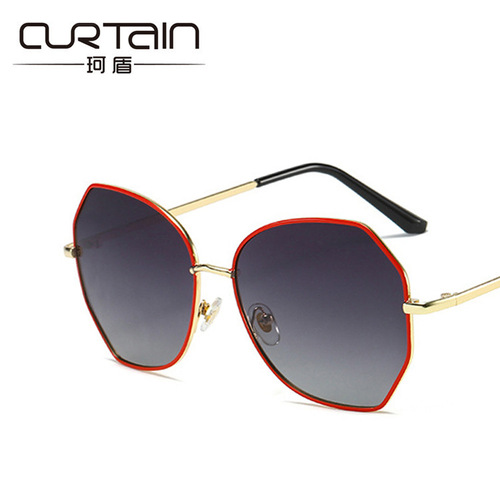 2020 New Women's Round Sunglasses Korean Style Trendy Anti-UV Polarized Ins Sunglasses Without Makeup