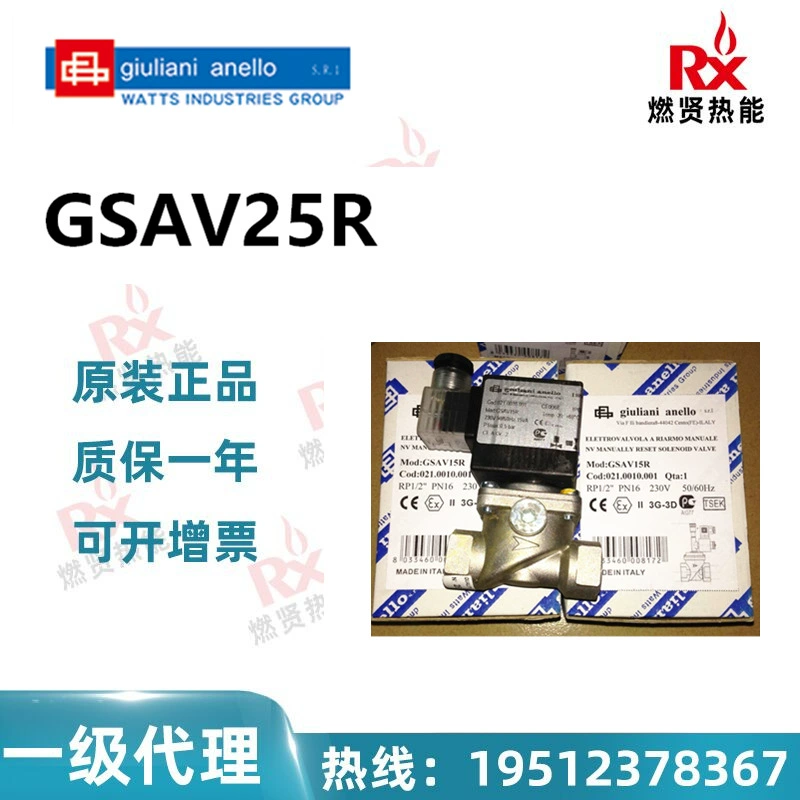 Газовый электромагнитный клапан GSAV25R Италии Giuliani В НАЛИЧИИ 20 оригинальных новых гарантий на один год