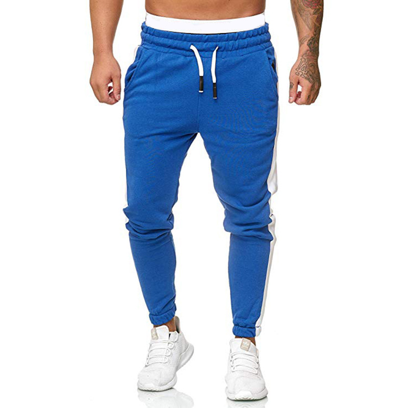 New Men's Sports Casual Trousers Fashion Solid Color Pants Sports Trousers Bottoms Drawstring_voghion.com
