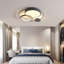 北欧风格灯具现代简约卧室创意家用长方形大气主卧灯饰LED吸顶灯