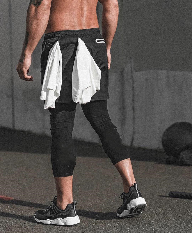Cross-border summer new men's loose shorts cropped pants plus size casual shorts sports fitness pants wholesale Cross-border summer new men's loose shorts cropped pants plus size casual shorts sports fitness pants wholesale