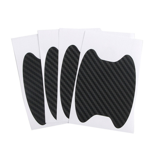 Cross-border hot selling handle stickers carbon fiber car door bowl stickers 4 pack scratch car stickers car stickers anti-scratch car stickers