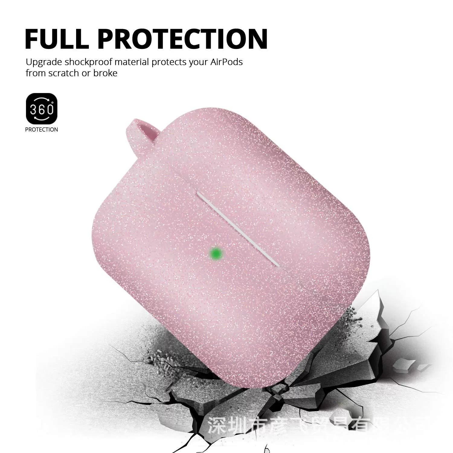 Apple, совместимый защитный чехол pro, наушники, брелок, защелка, силиконовый чехол, (товары через границу), падение защиты
