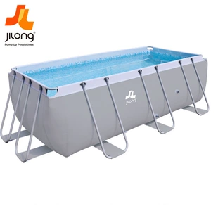 Каркасный бассейн Jilong прямоугольный 4 м