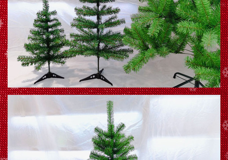 盛发1.5M加密PVC圣诞树亚马逊爆款仿真大型圣诞树装饰品批发厂家详情38