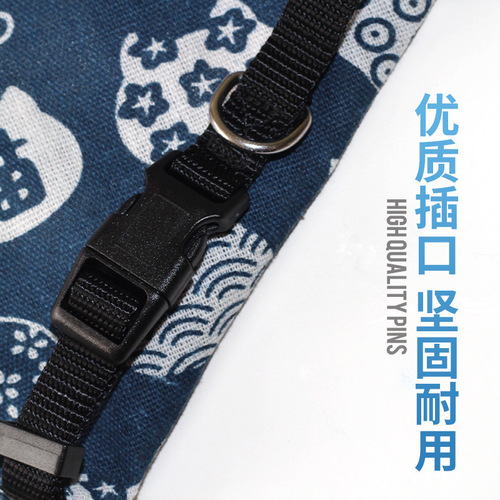 Pet triangle scarf, dog scarf, cat collar, Christmas small dog saliva scarf, Japanese scarf, cute and sweet style