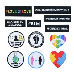 Bias tape patch, patching, denim pants, down decoration, DIY repair, hole decoration, embroidery badge, sticker