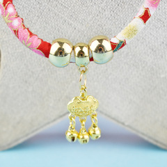 貓項圈寵物手工項圈招財項圈 狗狗平安吉祥吊墜項圈