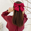 Hairgrip with bow, hair accessory, red hairpin, Japanese hairpins, Lolita style