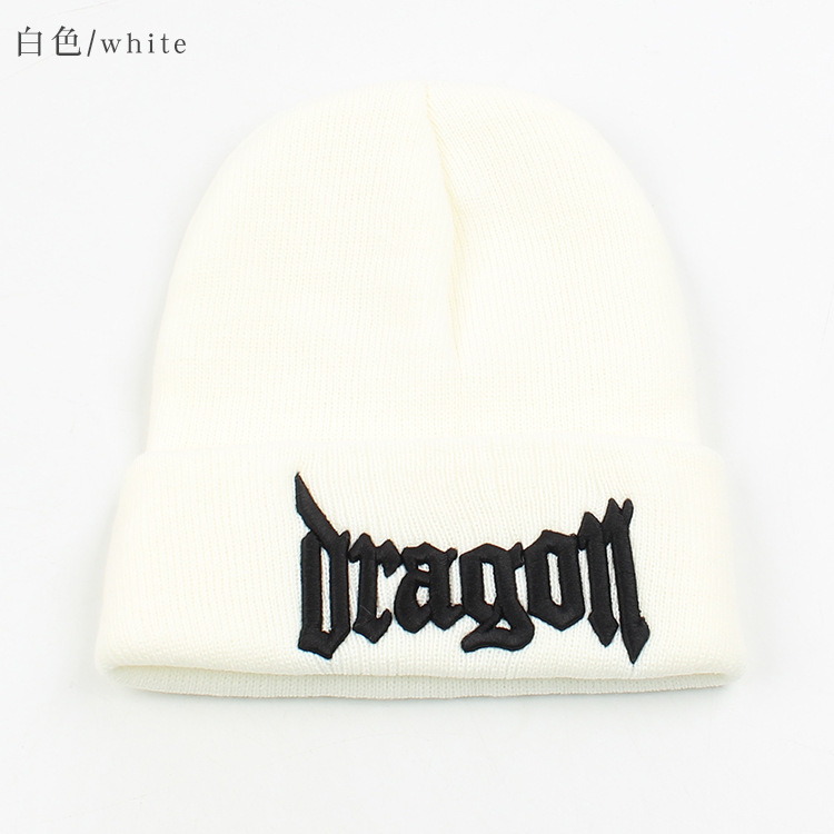 Fashion Embroidery Letters Knitted Hat display picture 4