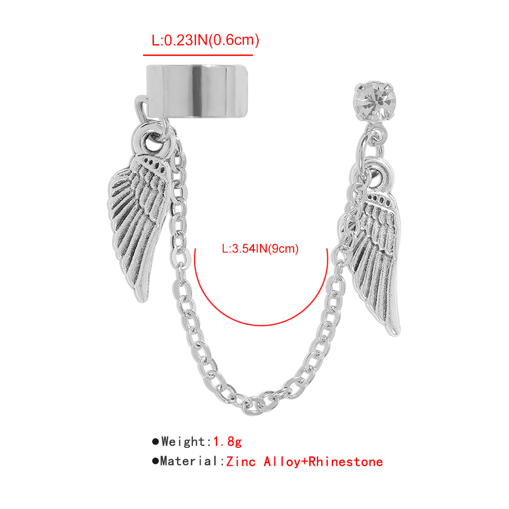 New Wing Exaggerated Retro High-end Earrings display picture 4