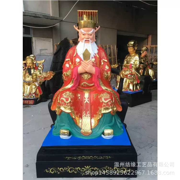 佛像厂家制作龙王爷神像2米四海龙王树脂佛像极彩绘东海龙王龙母