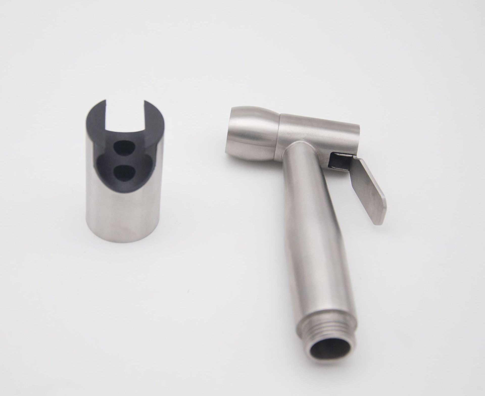 Cross-border best-selling 304 stainless steel toilet feminine wash companion spray gun, stainless steel toilet flushing nozzle feminine wash Application Scenario