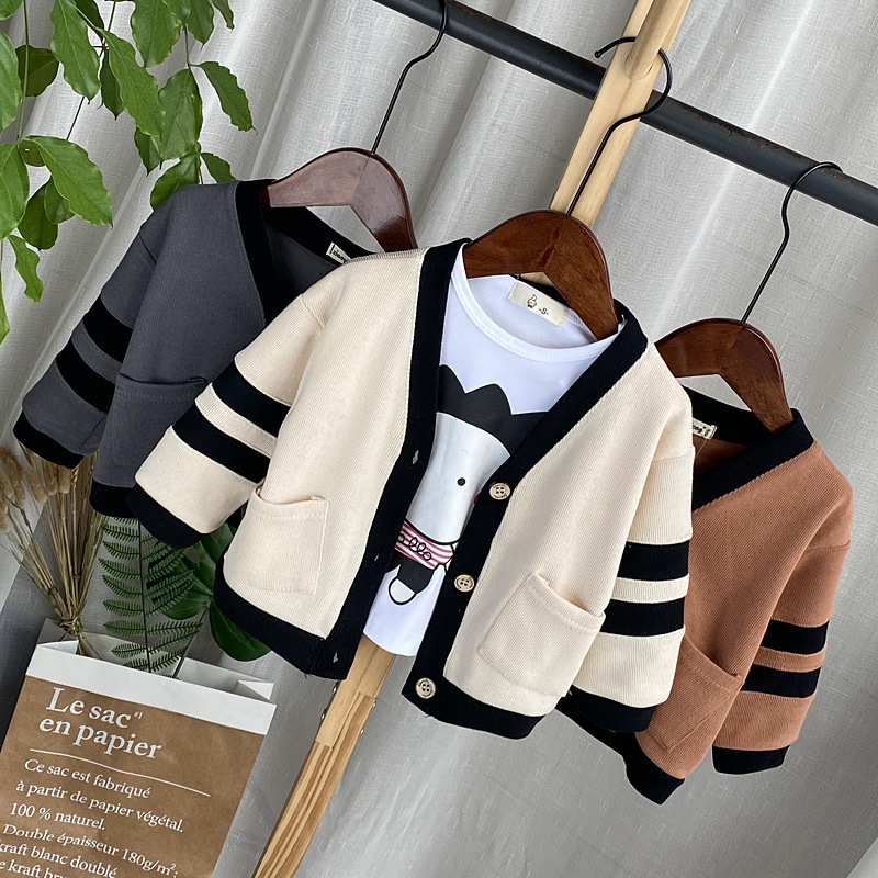 Boys spring and autumn knitted jackets,...